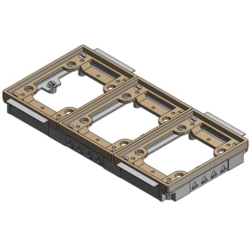 Thomas & Betts Co - ABB 643 P TACB THREEGANG TILETRIM,B