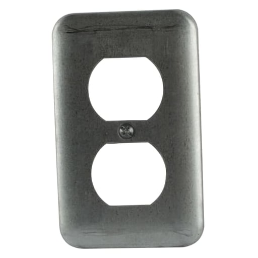 Thomas & Betts Co - Steel City 68-C-7 4-1/8 x 2-1/2 Inch Steel Duplex Receptacle Raised Utility Box Cover