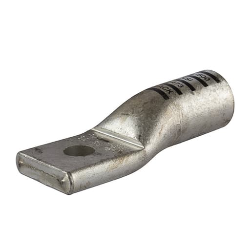 NSi - NSI AL600-48 1/2 Inch 600 MCM Black Aluminum Standard Barrel 1-Hole Compression Lug