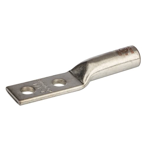 NSi - NSI L2N-141 1/4 Inch 2 AWG Brown Copper Long Barrel 2-Hole Compression Lug