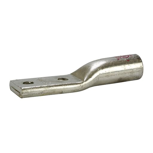 NSi - NSI AL500N 1/2 Inch 500 MCM Pink Aluminum Standard Barrel 2-Hole Compression Lug