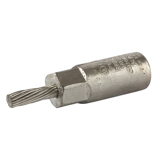 NSi - NSI PT1/0 1/0 AWG Red Tinned Aluminum 1-Conductor Stranded Bi-Metallic Pin Terminal