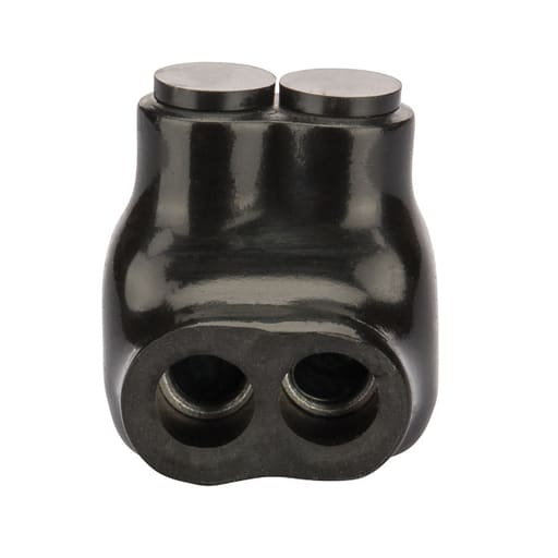 NSi - NSI IT-4 14 to 4 AWG Black Plastisol 2-Port Insulated Tap Connector
