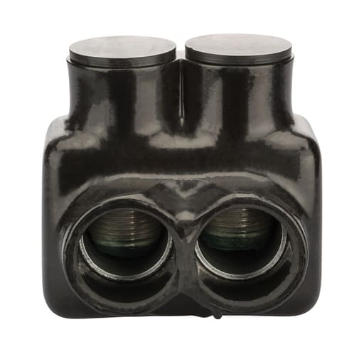NSi - NSI IT-750 250 to 750 MCM Black Plastisol 2-Port Insulated Tap Connector