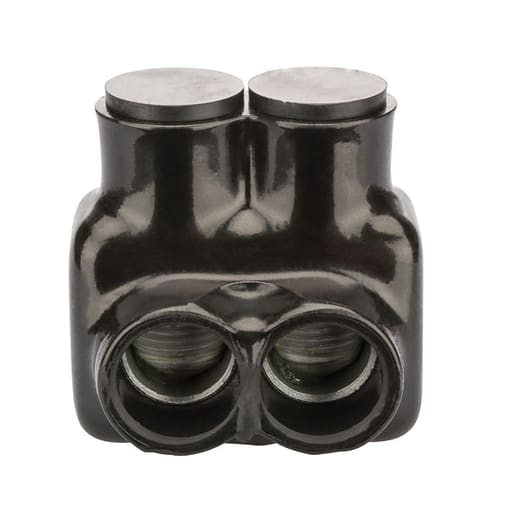 NSi - NSI IT-500 4 AWG to 500 MCM Black Plastisol 2-Port Insulated Tap Connector