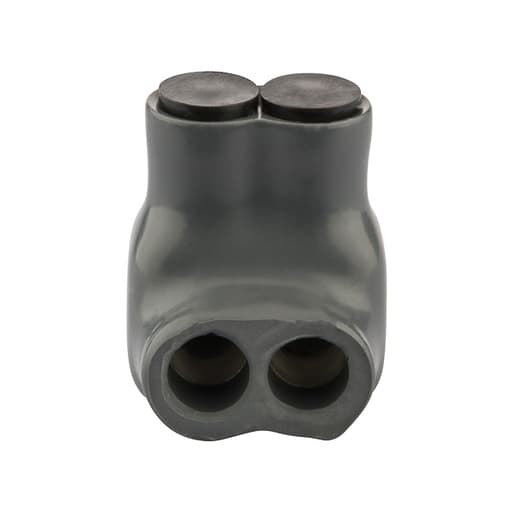 NSi - NSI ITG-6 14 to 6 AWG Gray Plastisol 2-Port Insulated Multi-Cable Tap Connector