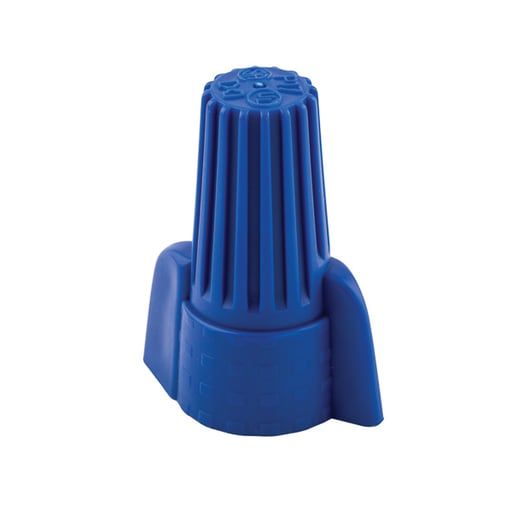NSi - NSI WWC-B-B 18 to 10 AWG Blue Thermoplastic Standard Winged Grounding Wire Connector