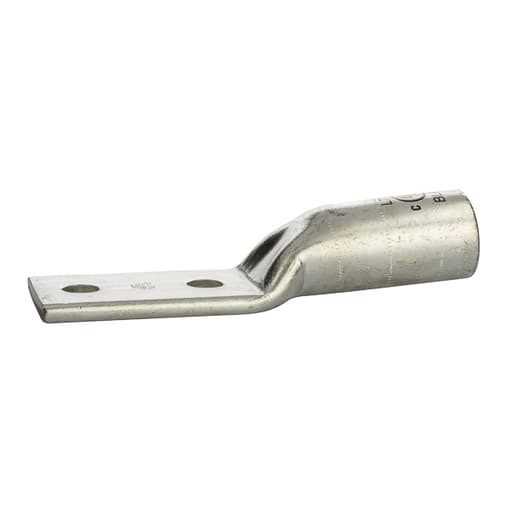 NSi - NSI L750N 1/2 Inch 750 MCM Black Copper Long Barrel 2-Hole Compression Lug