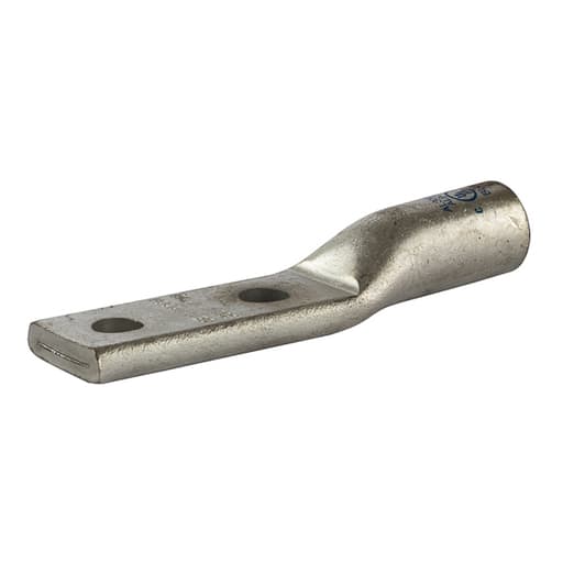 NSi - NSI AL300N 1/2 Inch 300 MCM Blue Aluminum Standard Barrel 2-Hole Compression Lug