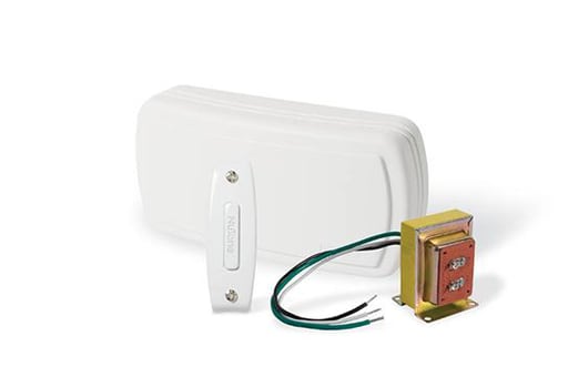 Nutone - Broan BK110NBWH 2-Note 16 Volt 9 x 2 x 5 Inch Door Chime