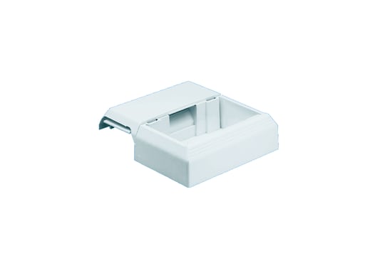 Panduit Corp - Panduit T45WC2IW Offset box and bracket for use with Panduit Snap-on communication faceplates.