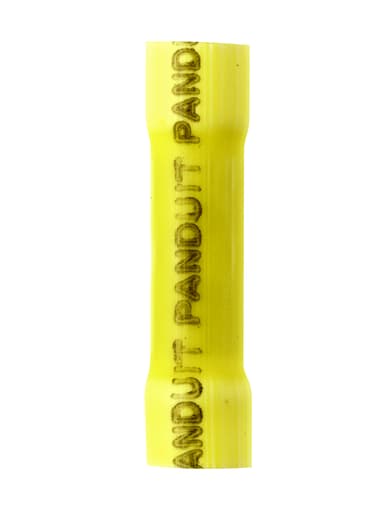 Panduit Corp - Panduit BSV10X-E Butt Splice, 12 . 10 AWG, vinyl insulated, Terminal Convenience Package.