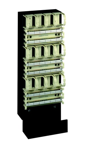 Panduit Corp - Panduit P110KT3004Y 300 Pair 110 Punchdown Tower Kit, 4 Pair Connectors