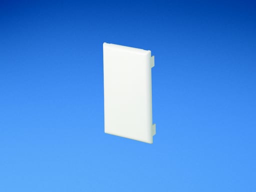 Panduit Corp - Panduit T70PNIW Snap-on single gang Black cover faceplate. No additional mounting hardware required.
