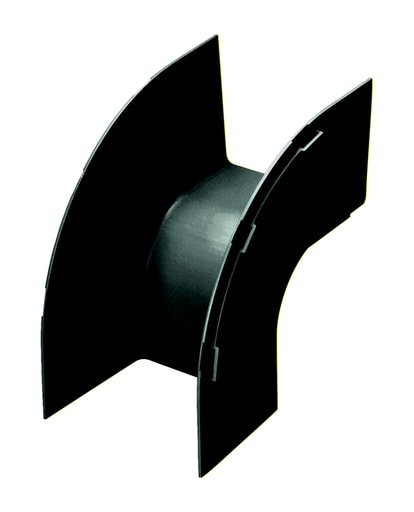 Panduit Corp - Panduit FROVRA4X4BL Fitting, Outside Vertical 90o, 4" x 4" (100mm x 100mm), FiberRunner, Black