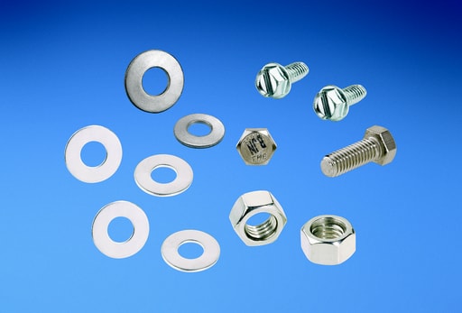 Panduit Corp - Panduit HDW1/4-KT Mounting Hardware Kit, Stainless Steel, 1/4" (6.4mm) nuts, bolts and washers