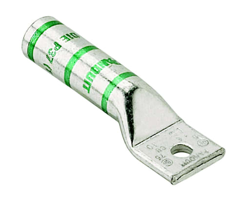 Panduit Corp - Panduit LCB300-12-X Copper Compression Lug, 1 Hole, 300 kcmil, Long Barrel, 1/2" (12.7mm) Stud