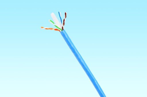 Panduit Corp - Panduit PUP6C04WH-U Copper Cable, Cat 6, 4-Pair, 23 AWG, U/UTP, CMP, White, 1000ft/305m