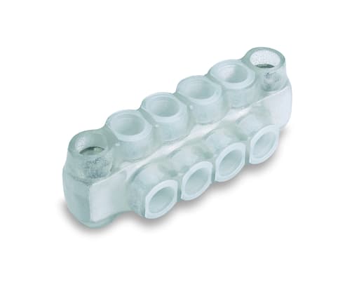 Panduit Corp - Panduit PCSB750-3-2Y Multi-Tap Connector, Double-Sided, Clear Insulation, 3 Ports, 750 kcmil - 1/0 STR
