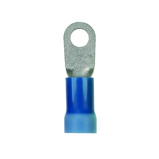 Panduit Corp - Panduit PV6-12R-T Ring Terminal, Vinyl, 6AWG, 1/2"Stud, PK200