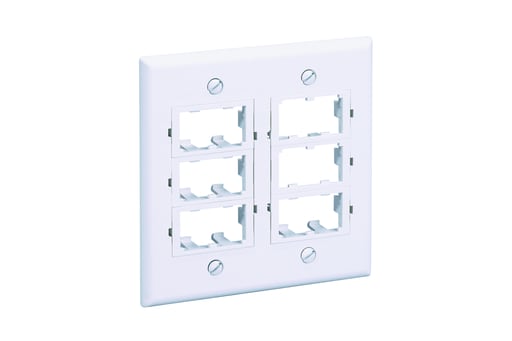 Panduit Corp - PAN CFPF12IG-2G Faceplate,12Pt,DG,C