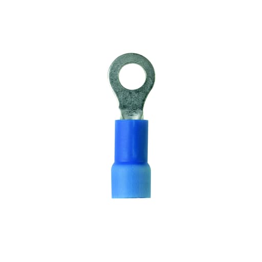 Panduit Corp - Panduit PV14-38RX-L Ring Terminal, Expanded Vinyl Insulation, 16 - 14 AWG, 3/8" stud size