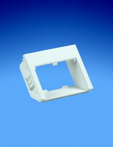 Panduit Corp - Panduit CHSRE2IW-X Insert, 2 Port, 1/2 Size, Flat Recessed, Off White