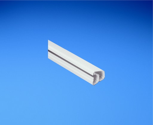 Panduit Corp - Panduit LD2P10IG10-A Two Channel Tamper Resistant One-piece Latching Surface Raceway. Supplied With Pre-applied Adhesive Backed Tape. Available In 8' And 10' Lengths.