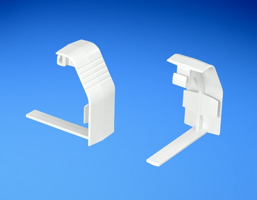 Panduit Corp - Panduit TG70bCEI-X Base Coupler Fitting. Each Piece Includes Two Base Coupler Halves For Joining Sections Of Tg-70 Base Together.