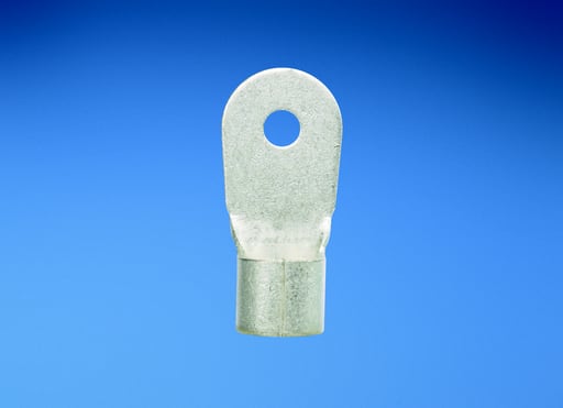 Panduit Corp - Panduit P2-14RHT6-X Ring Terminal, High Temperature, Non-Insulated, 2 AWG, 1/4" stud size