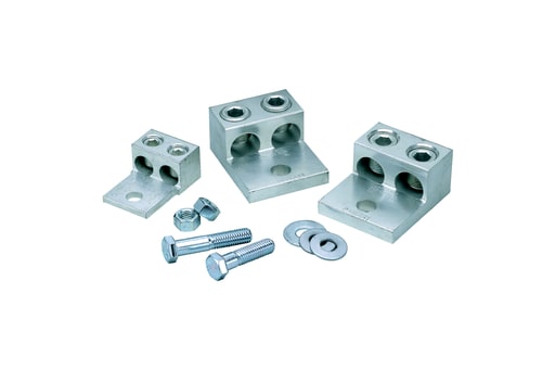 Panduit Corp - Panduit KLM6-250Y Aluminum Mechanical Transformer Lug Kit, #6 AWG - 250 kcmil Conductors