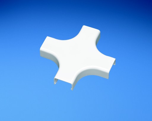 Panduit Corp - Panduit CRFC5IW-X LD5 / LDPH5 / LDS5 Bend Radius Cross Fitting, International White