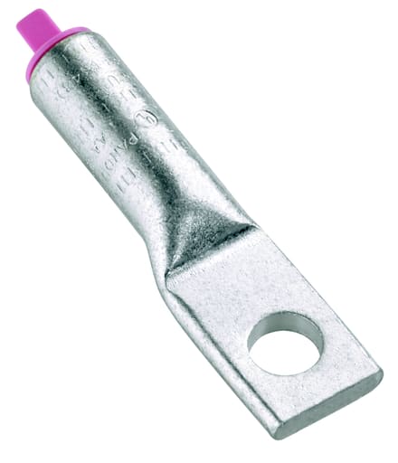 Panduit Corp - Panduit LAA1-38-X Aluminum Compression Lug, 1 Hole, #1 AWG, 3/8" (9.5mm) Stud