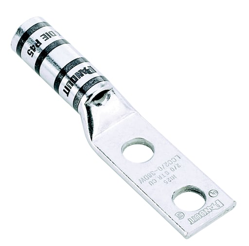 Panduit Corp - PAN LCC2-38CW-Q CuLug,2Hole,#2AWG,3