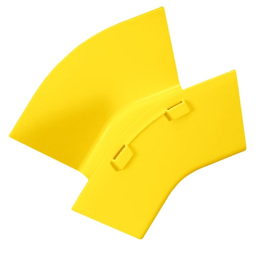 Panduit Corp - Panduit FROV456X4YL Fitting, Outside Verticalical 45o, 6" x 4" (150mm x 100mm), FiberRunner, Yellow