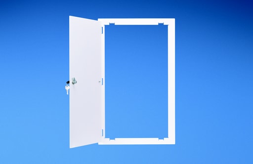 Panduit Corp - Panduit MS24HD 24" Hinged Enclosure Door, Media Distribution