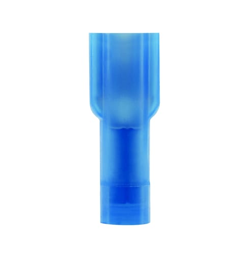 Panduit Corp - Panduit DNG14-250FB-L Female Disconnect, Double Crimp, Nylon Fully Insulated, 16 - 14 Awg, .250 X .032 Tab Size