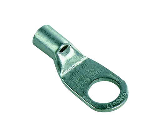 Panduit Corp - Panduit S3/0-38R-5 Tubular Ring Terminal, Non-Insulated, 3/0 AWG, 3/8" stud size