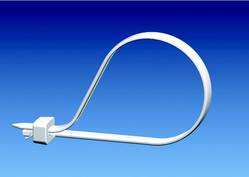 Panduit Corp - Panduit SST3I-C Cable Tie, 2-Piece, 11.0"L (279mm), Intermediate, Nylon, Natural