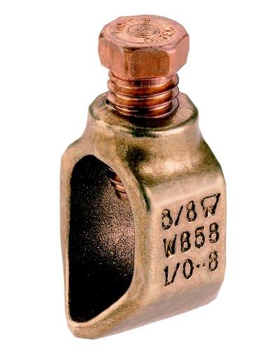 Panduit Corp - Panduit WB12-L Bronze Grounding Rod Clamp, 1/2" (12.7mm) Copper Ground Rod