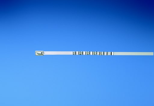 Panduit Corp - Panduit MLT2.7WS-LP316 MLT Wave Tie, 316 Stainless Steel, Standard, 10.2" (259mm), .010" (.25mm)