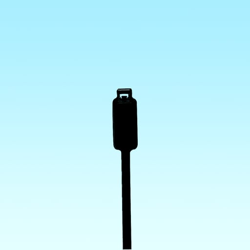 Panduit Corp - Panduit PLM2S-C0 Marker Tie, Wrap, 7.4"L (188mm), Standard, Weather Resistant, Blackack