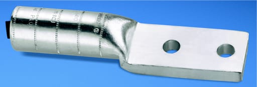 Panduit Corp - PAN LAB1/0-38-X AlLug,2Hole,1/0AWG,