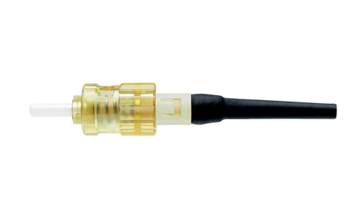 Panduit Corp - Panduit FSTMPC6EI ST 62.5/125?m composite ferrule multimode simplex connector, electric ivory boot