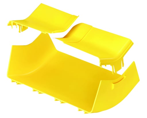 Panduit Corp - PAN FRIV4512X4YL FiberRunner® Angle