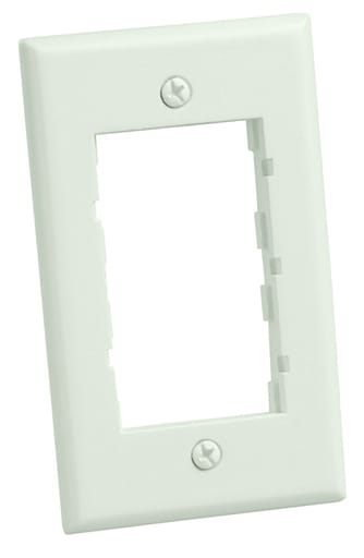 Panduit Corp - Panduit CBEI Faceplate Frame, Single Gang, Classic, Electric Ivory