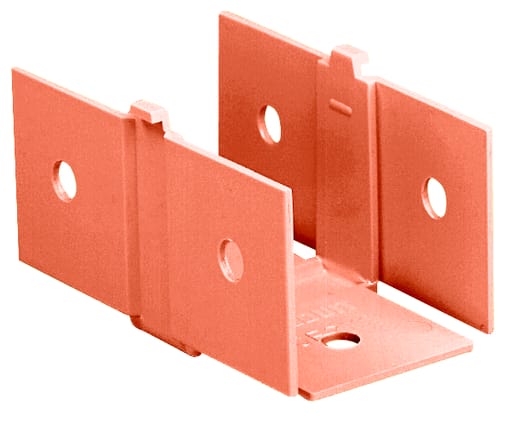 Panduit Corp - Panduit FCF4X4OR Coupler, 4" x 4" (100mm x 100mm), Fiber-Duct, Orange