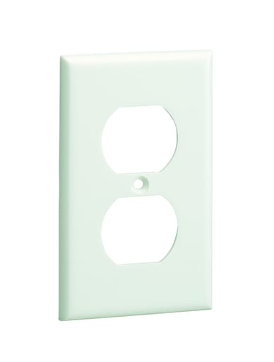Panduit Corp - Panduit CP106IW Single-Gang 106 Duplex Screw-On Faceplate