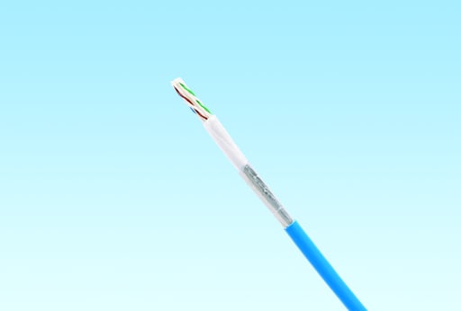 Panduit Corp - Panduit PUP6ASD04BU-UG Copper Cable, Cat 6A (SD), 4-Pair, 26 AWG, UTP, CMP, Black, 1000ft/305m