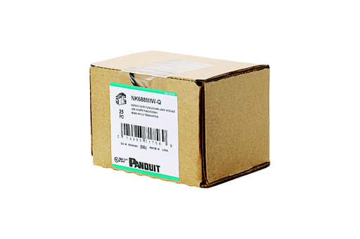 Panduit Corp - PAN NK5E88MIW-Q NetKey Cat 5e Leadf